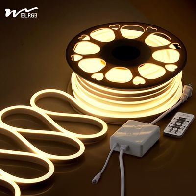 quality 120LED Luci a corda al neon Dimmabile 110V 220V Cuttabile factory